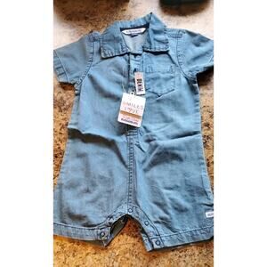 Cute 1 Piece Rugged Butts Denim NWT 12/18 Months Unisex